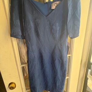 JS Collections Blue Floral Dress